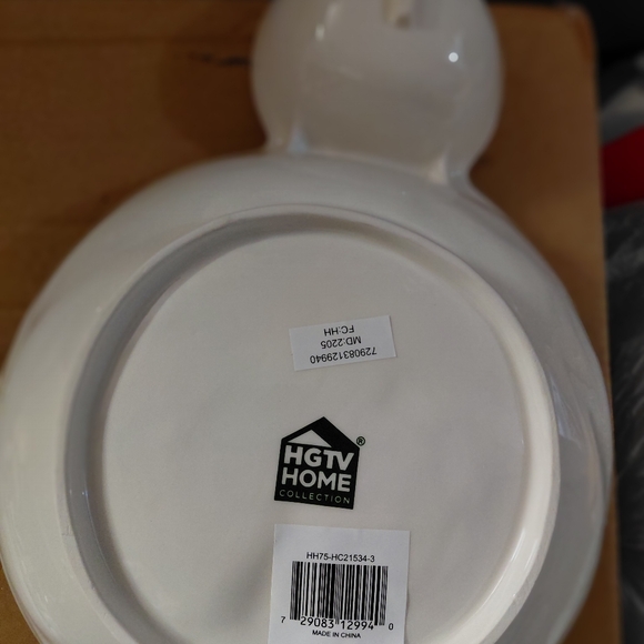 Brown Santa Claus Ceramic Serving Dish - Picture 4 of 4